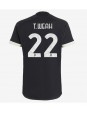 Juventus Timothy Weah #22 Ausweichtrikot 2023-24 Kurzarm